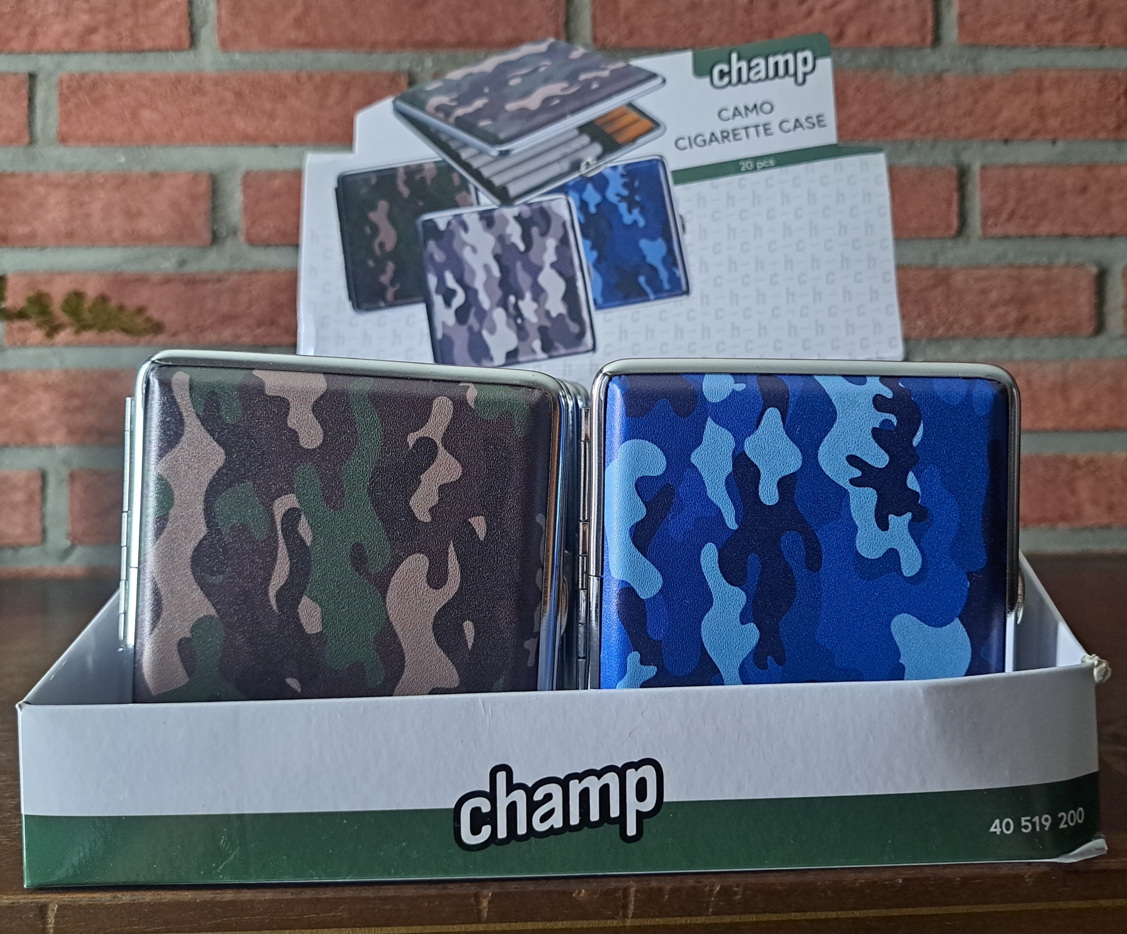 Champ Sigarettenkoker Camouflage Print - 20 Sigaretten navy
