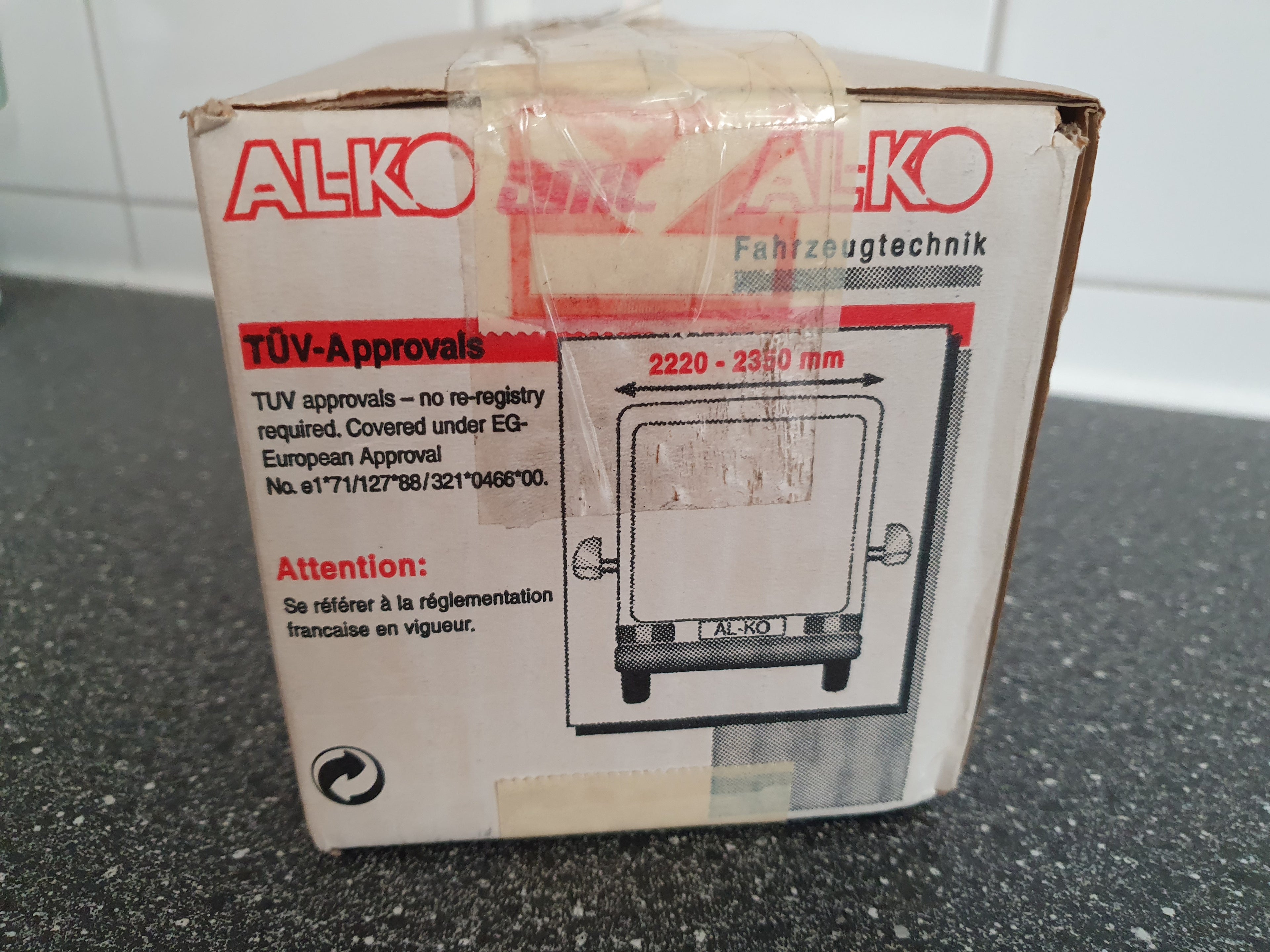 Nieuwe Alko spiegelverbreders voor een Fiat Ducato 2000 - 2002