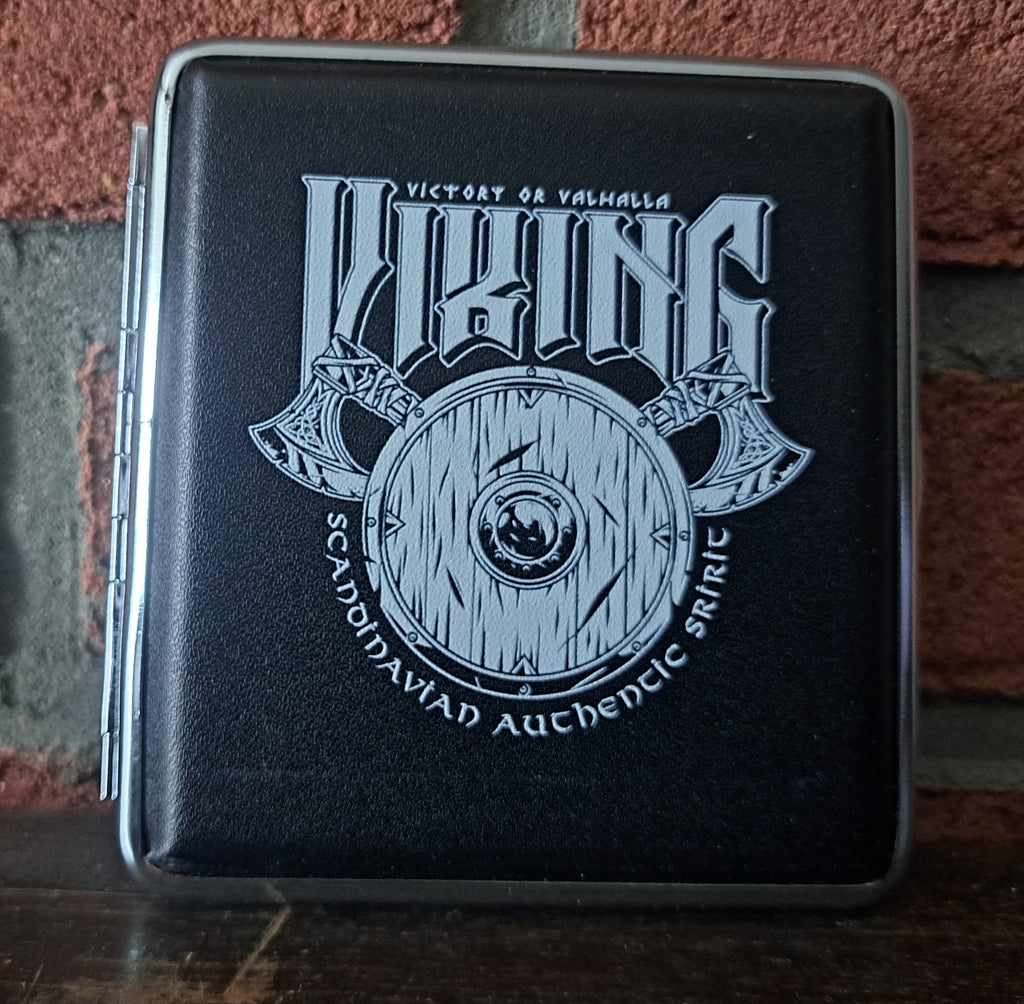 Champ sigarettenhouder viking thema - 20 sigaretten - schild