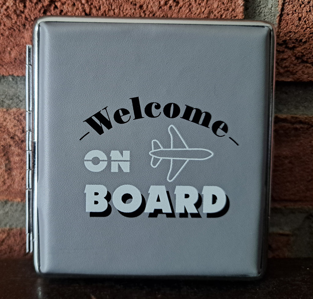 Stijlvol sigaretten doosje voor 20 sigaretten - Welcome on board