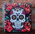 Stijlvolle champ sigarettenkoker skulls & flowers multicolor