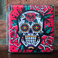 Champ sigarettenkoker skulls & flower - 20 sigaretten - rood